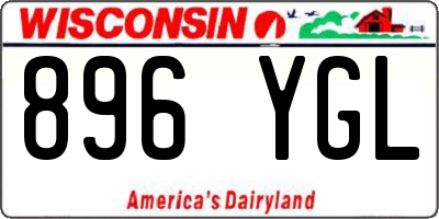 WI license plate 896YGL
