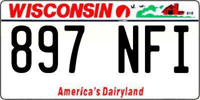 WI license plate 897NFI