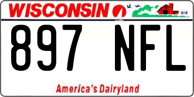 WI license plate 897NFL