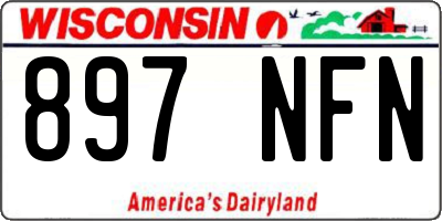 WI license plate 897NFN