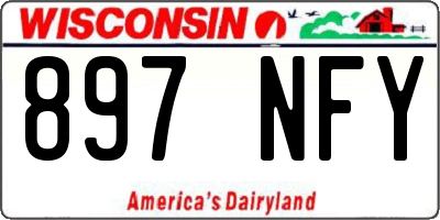 WI license plate 897NFY