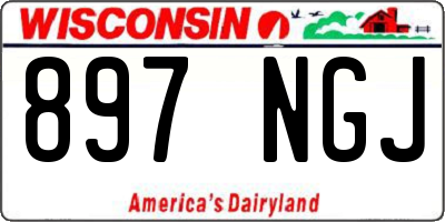 WI license plate 897NGJ