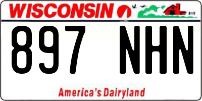 WI license plate 897NHN