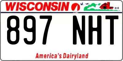 WI license plate 897NHT