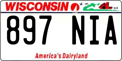 WI license plate 897NIA