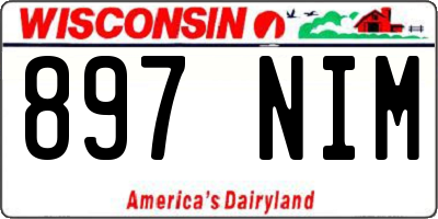 WI license plate 897NIM