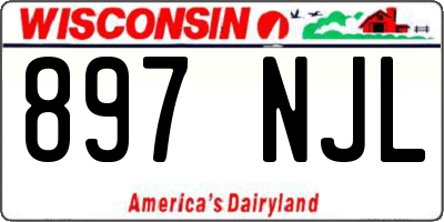 WI license plate 897NJL