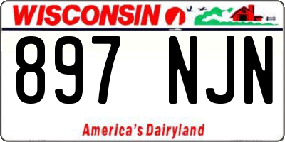 WI license plate 897NJN