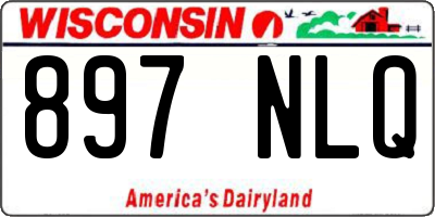 WI license plate 897NLQ