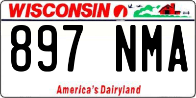 WI license plate 897NMA