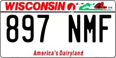 WI license plate 897NMF