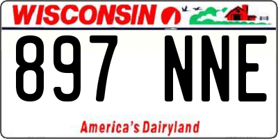 WI license plate 897NNE