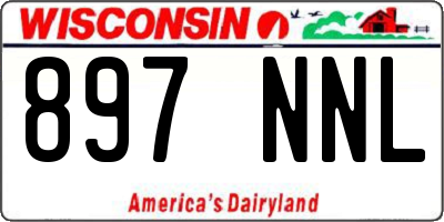 WI license plate 897NNL