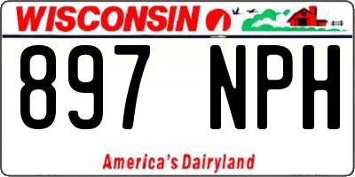 WI license plate 897NPH