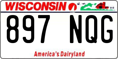 WI license plate 897NQG