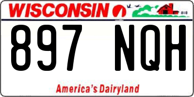 WI license plate 897NQH