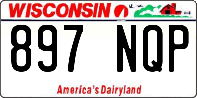 WI license plate 897NQP