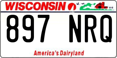 WI license plate 897NRQ