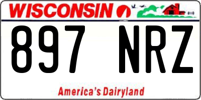 WI license plate 897NRZ