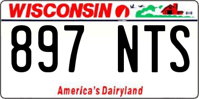 WI license plate 897NTS