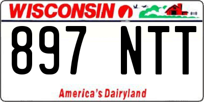 WI license plate 897NTT