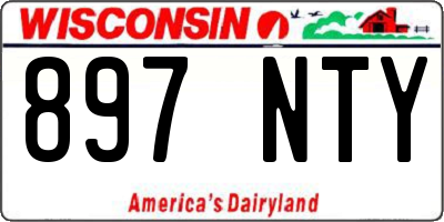 WI license plate 897NTY