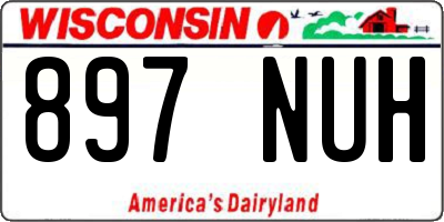WI license plate 897NUH