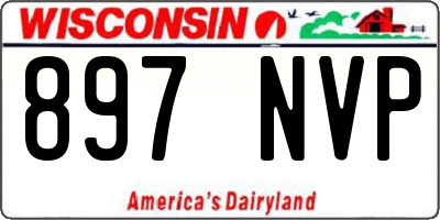 WI license plate 897NVP