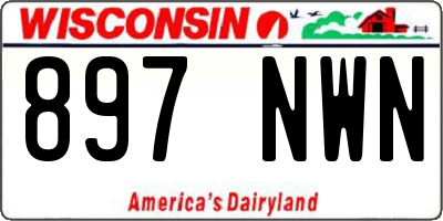 WI license plate 897NWN
