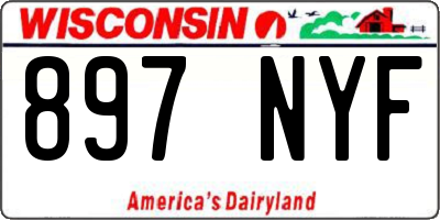 WI license plate 897NYF