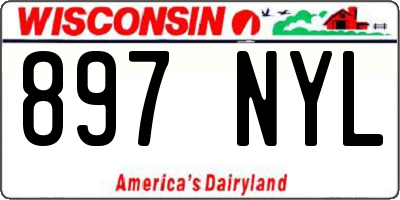 WI license plate 897NYL