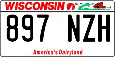 WI license plate 897NZH