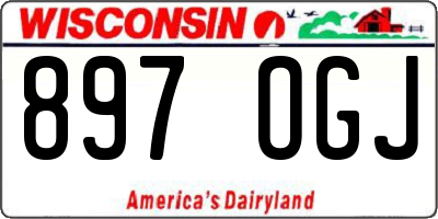 WI license plate 897OGJ