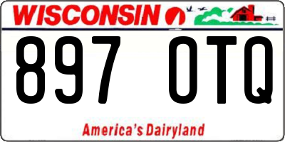 WI license plate 897OTQ