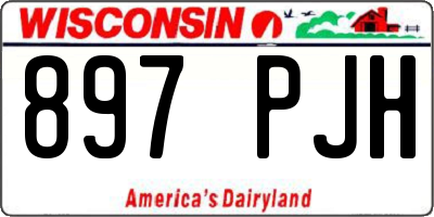 WI license plate 897PJH
