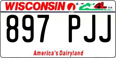 WI license plate 897PJJ