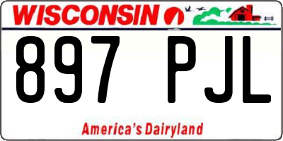 WI license plate 897PJL
