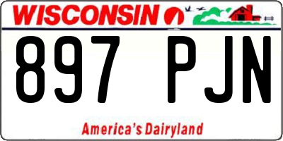WI license plate 897PJN