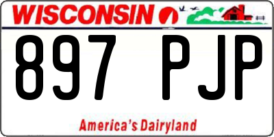 WI license plate 897PJP