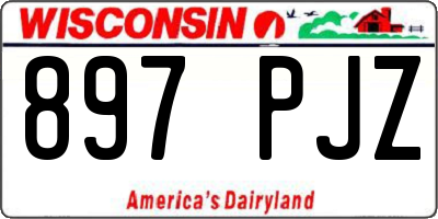WI license plate 897PJZ