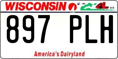 WI license plate 897PLH