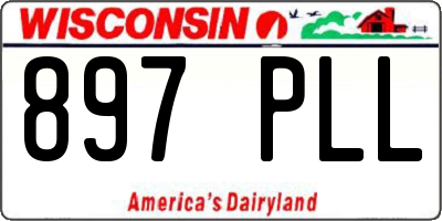 WI license plate 897PLL