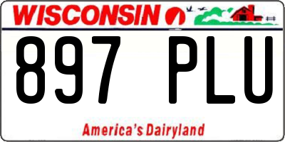 WI license plate 897PLU