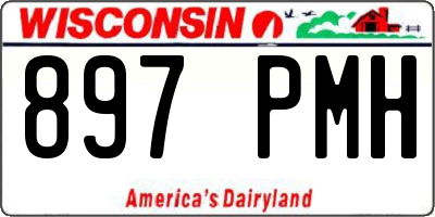 WI license plate 897PMH