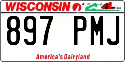 WI license plate 897PMJ