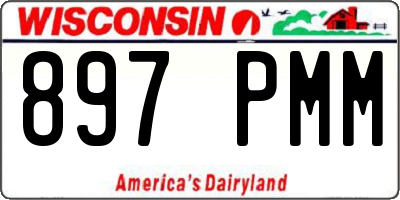 WI license plate 897PMM