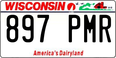 WI license plate 897PMR