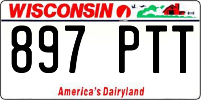 WI license plate 897PTT