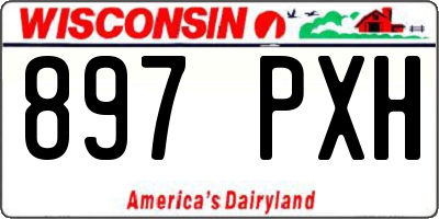 WI license plate 897PXH