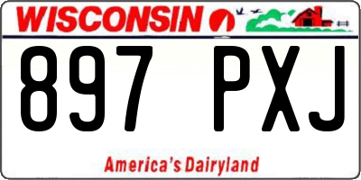WI license plate 897PXJ